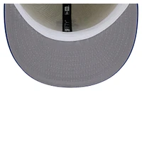 Casquette ajustée New Era England Patriots Throwback Main 59FIFTY pour homme, blanc/bleu roi