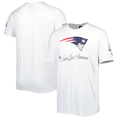 Men's New Era White England Patriots Historic Champs T-Shirt