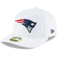 Casquette ajustée 59FIFTY Low Profile New England Patriots Omaha Era pour homme, blanche