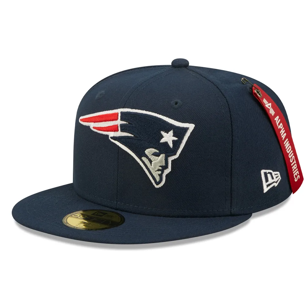 NWE PAT NAVY NFL ALPHA 59FIFTY HATMENHIC