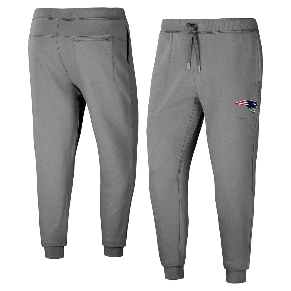 Collection NFL x Darius Rucker pour hommes par Fanatics Pantalon de jogging en polaire gris New England Patriots