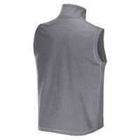 Men's NFL x Darius Rucker Collection by Fanatics Gray New England Patriots Polar Fleece Full-Zip Vest