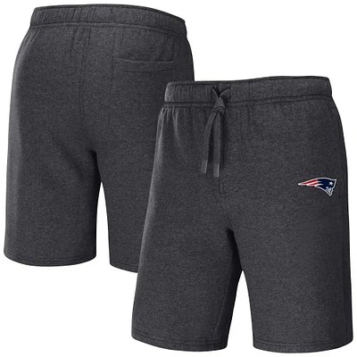 Collection NFL x Darius Rucker pour hommes par Fanatics Heather Charcoal Short avec logo des New England Patriots