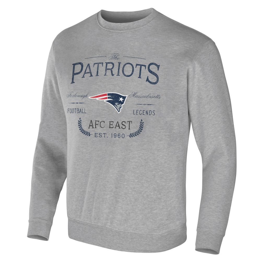 NFL, Tops, New England Patriots Distressed Crewneck