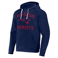 Men's NFL x Darius Rucker Collection by Fanatics Navy New England Patriots Coaches Pullover Hoodie