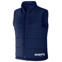 Men's NFL x Darius Rucker Collection by Fanatics Navy New England Patriots Colorblocked Full-Zip Vest