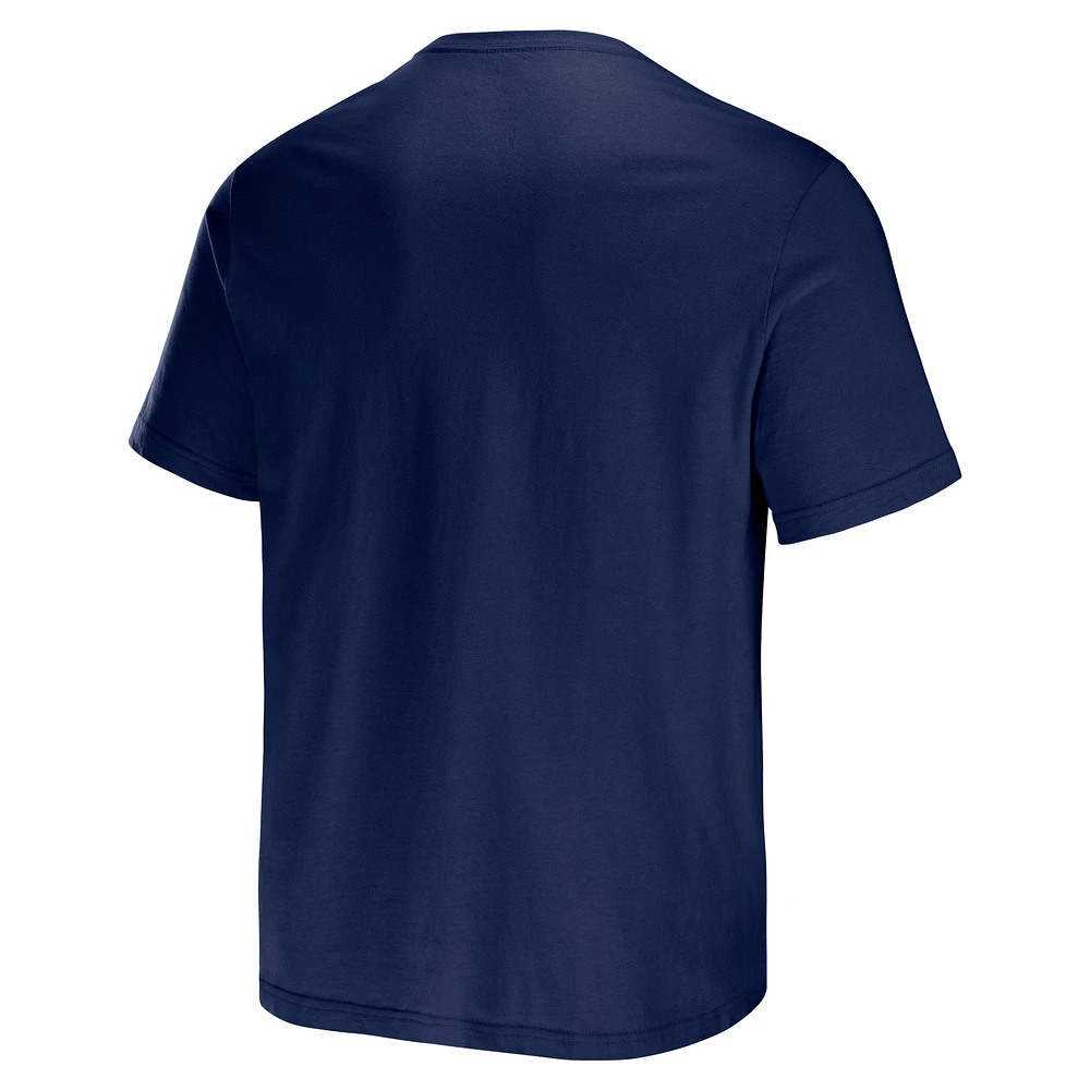 T-shirt à rayures bleu marine pour homme de la collection NFL x Darius Rucker Fanatics