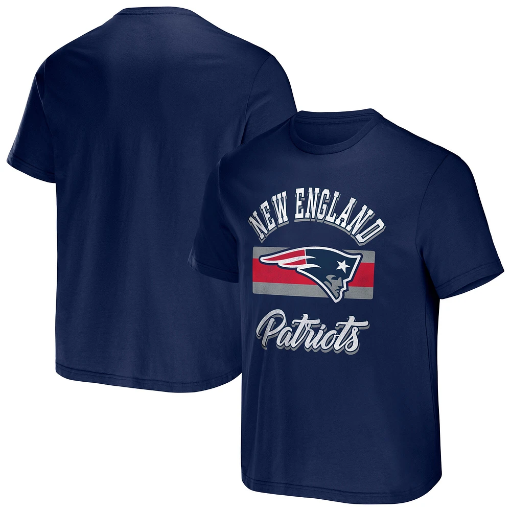 T-shirt à rayures bleu marine pour homme de la collection NFL x Darius Rucker Fanatics