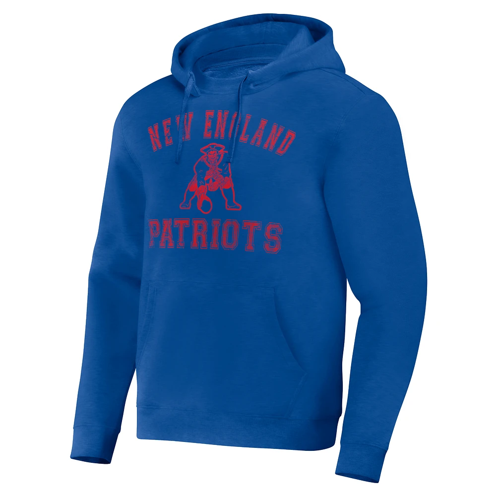 Collection NFL x Darius Rucker pour hommes par Fanatics Royal New England Patriots Coaches Sweat à capuche