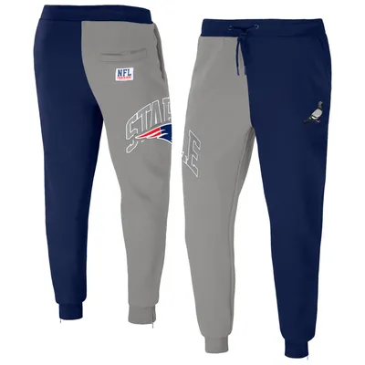 New England Patriots NFL x Staple Split Logo Fleece Pants - Navy