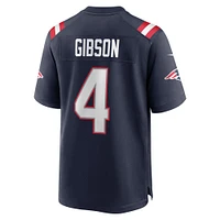 Men's Nike Antonio Gibson  Navy New England Patriots Game Jersey