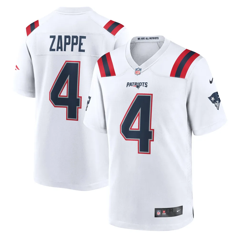 Lids Bailey Zappe New England Patriots Nike Game Player Jersey