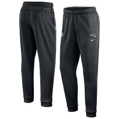 Pantalon de jogging Nike New England Patriots 2023 Sideline Performance noir pour homme