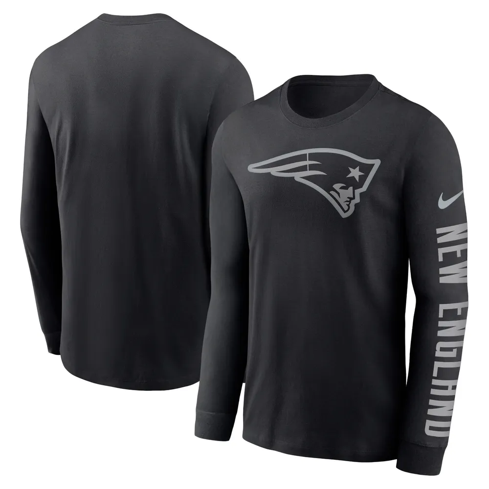 Lids New England Patriots Nike RFLCTV Name and Logo T-Shirt - Black