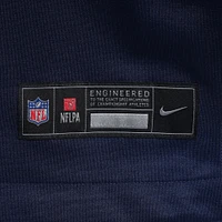 Maillot de match Nike David Andrews pour hommes, bleu marine, New England Patriots