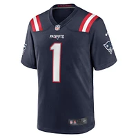 Maillot de match Nike DeVante Parker pour hommes, bleu marine, New England Patriots