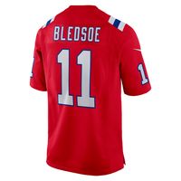 Men's Nike Drew Bledsoe Red New England Patriots Retired Player Alternate Game Jersey