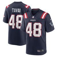 Men's Nike Jahlani Tavai Navy New England Patriots Game Player Jersey