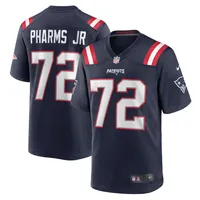 Men's Nike Cole Strange Navy New England Patriots Player Game Jersey