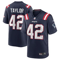 Nike J.J. pour hommes Maillot de match l'équipe des New England Patriots Taylor Navy