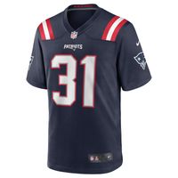 Men's Nike Jonathan Jones Navy New England Patriots Game Jersey