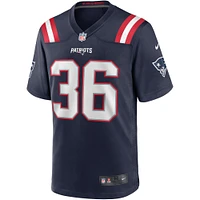 Maillot de joueur retraité Nike Lawyer Milloy Navy New England Patriots Game pour hommes