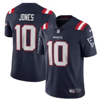 Men's Nike Mac Jones Navy New England Patriots Vapor Limited Jersey