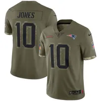 Men's Nike Mac Jones Black New England Patriots RFLCTV Limited Jersey