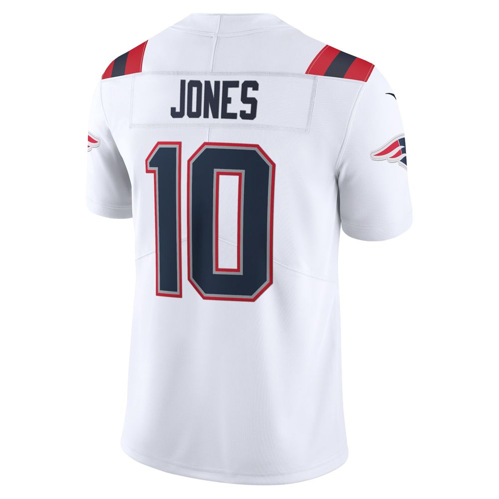 Mac Jones New England Patriots Nike Vapor Limited Jersey - Red