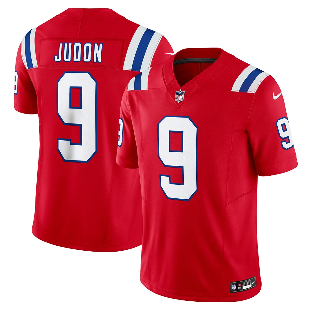 Nike Matthew Judon pour homme Rouge New England Patriots Vapor F.U.S.E. Maillot limité