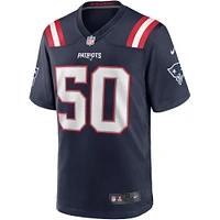 Maillot de joueur retraité Nike Mike Vrabel bleu marine des New England Patriots pour homme