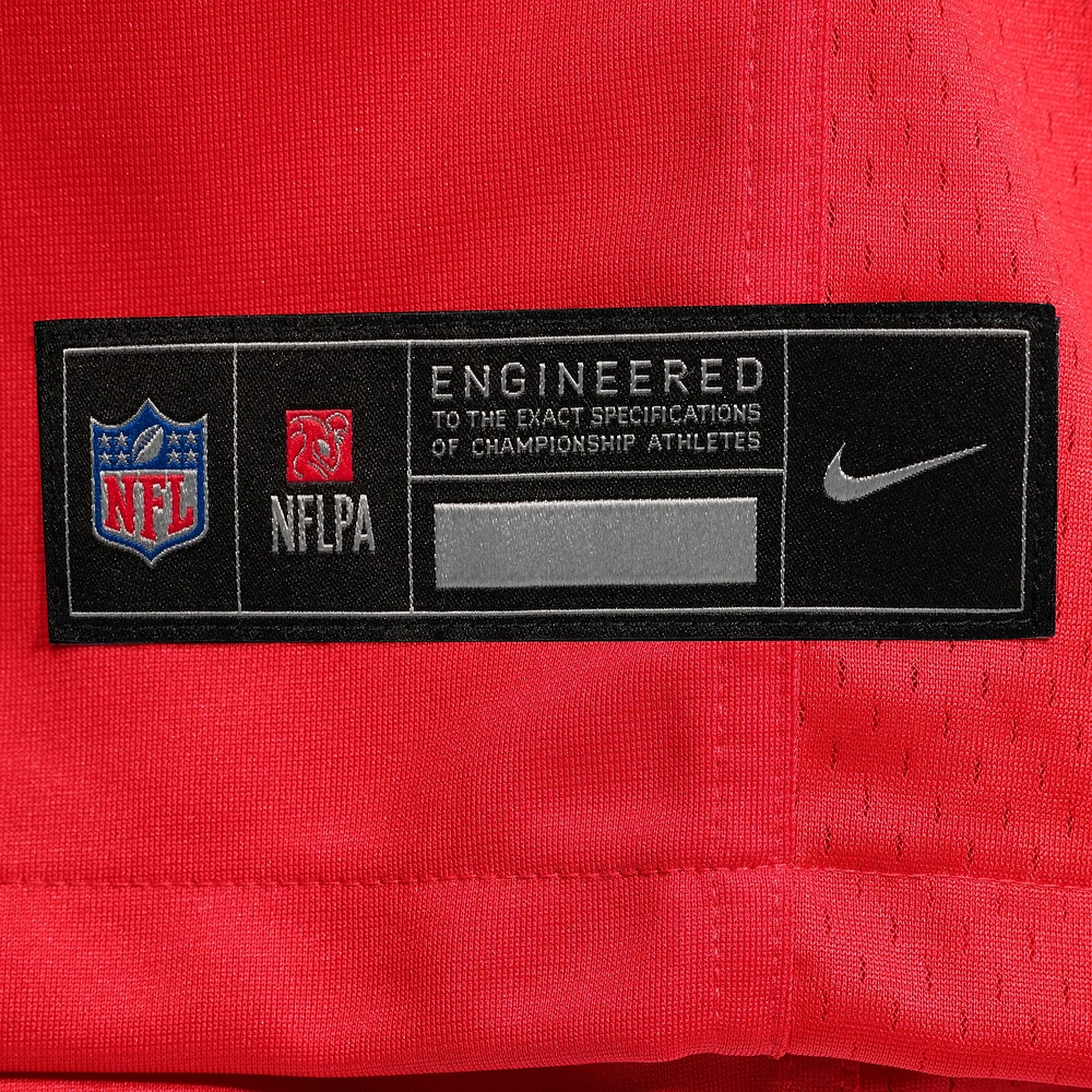 Maillot de match alternatif joueur retraité Nike Mike Vrabel des New England Patriots pour homme, rouge