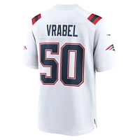 Men's Nike Mike Vrabel  White New England Patriots Retired Player Game Jersey