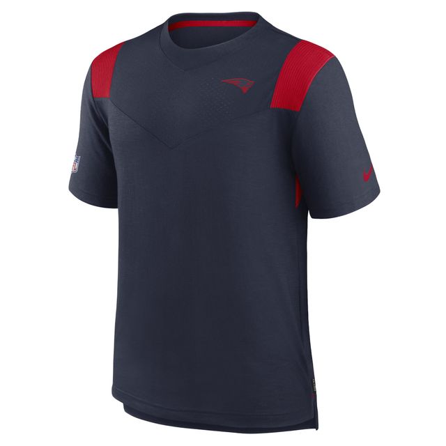 Nike Men's New England Patriots Sideline Player Navy T-Shirt