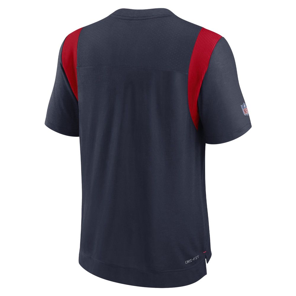 Men's Nike Navy/Red New England Patriots Player Sideline Performance T-Shirt