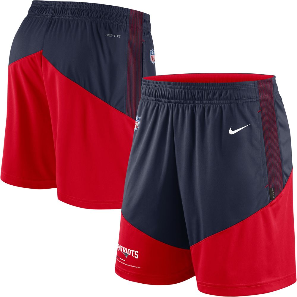 Men's Nike Navy/Red New England Patriots Primary Lockup Performance - Shorts