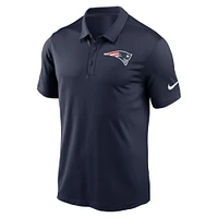 Polo Nike New England Patriots Fan Gear Franchise Heat-Sealed Graphic Team pour homme - Bleu marine