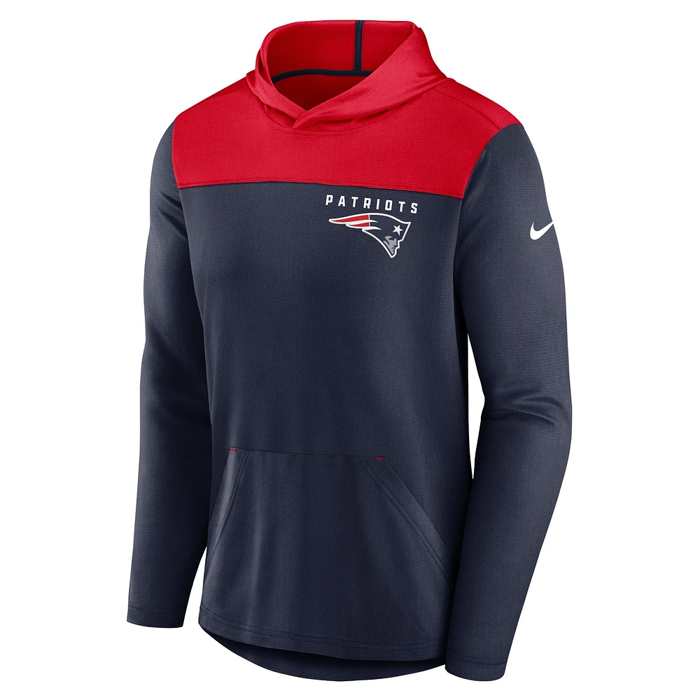 Sweat à capuche Nike pour hommes, bleu marine, New England Patriots Fan Gear