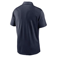 Polo Nike bleu marine avec logo de la franchise New England Patriots pour homme