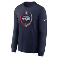 Men's Nike Navy New England Patriots Icon Legend Long Sleeve T-Shirt