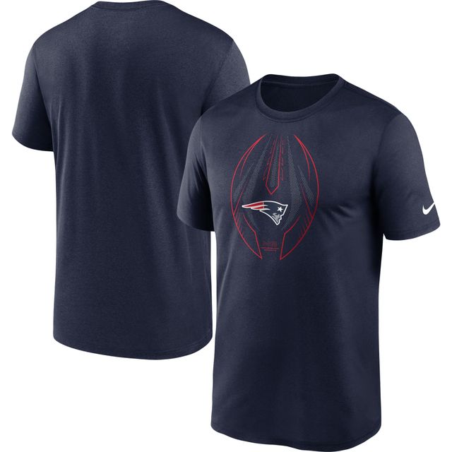 T-shirt Nike New England Patriots Legend Icon pour homme, bleu marine