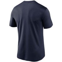 Men's Nike Navy New England Patriots Logo Essential Legend Performance T-Shirt