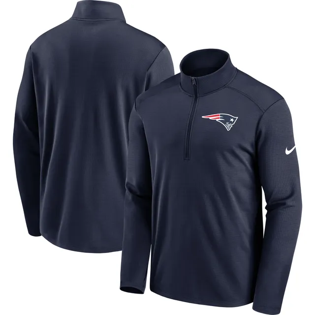 Lids New England Patriots Tommy Hilfiger Quarter-Zip Pullover Hoodie - Navy