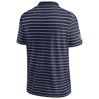 Polo de performance Nike pour hommes, bleu marine, New England Patriots Sideline Lock Up Victory