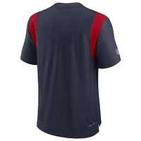 T-shirt pour homme Nike New England Patriots Sideline Tonal Logo Performance Player - Bleu marine