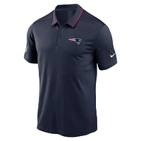 Polo Nike New England Patriots Sideline Victory Performance pour homme - Bleu marine