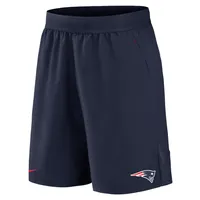 Men's Nike Navy New England Patriots Stretch Woven Shorts