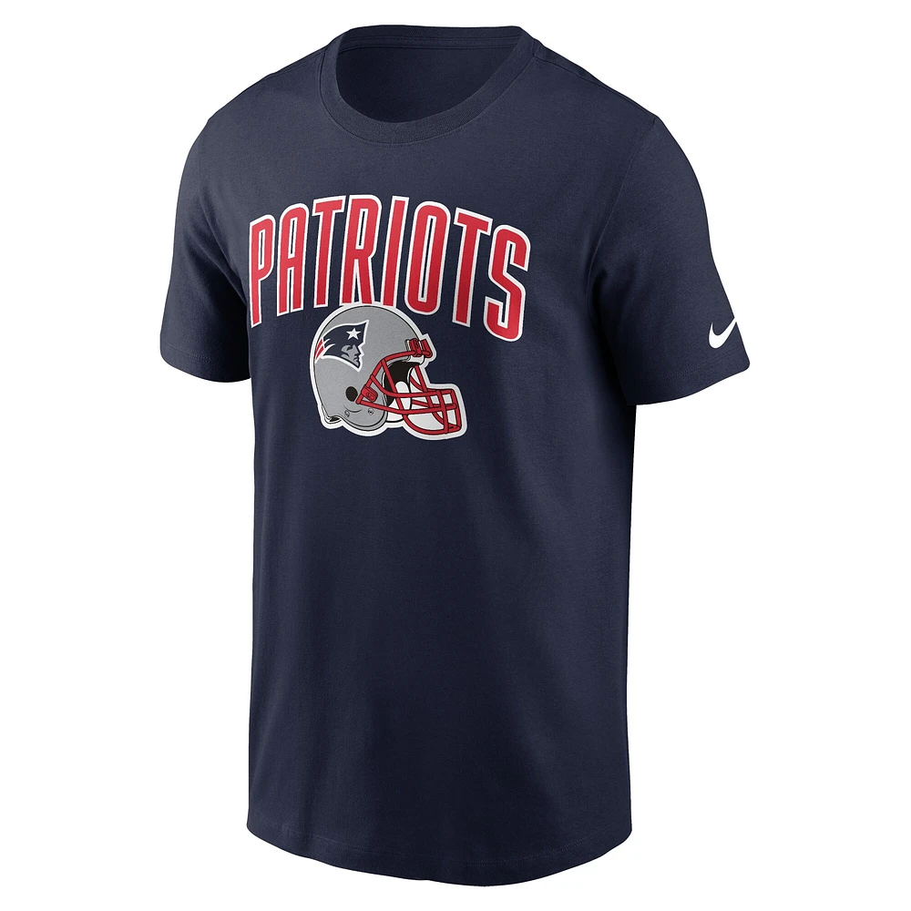 T-shirt Nike New England Patriots Team Athletic pour homme, bleu marine