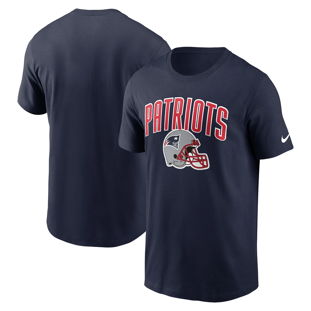 T-shirt Nike New England Patriots Team Athletic pour homme, bleu marine