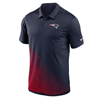 Polo Nike New England Patriots Vapor Performance pour homme - Bleu marine